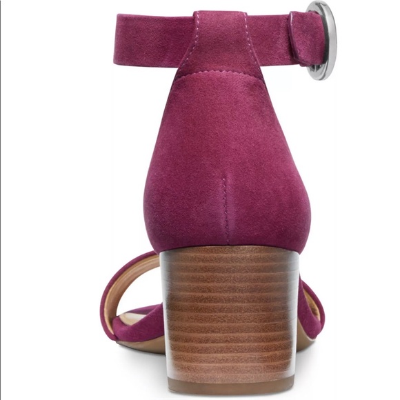 Michael Kors Lena Purple Suede Flex Pump Heel - Picture 3 of 4